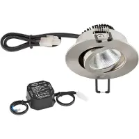 EVN PC20N61302 PC20N61302 LED-inbyggnadsbelysning LED LED fast installerad 6 W Rostfritt stål