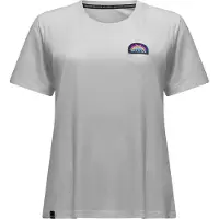 Salewa Dam T-shirt med örn-jubileumsprint - optical white