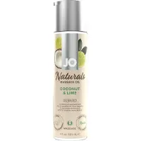 System Jo - Naturals Massage Oil - Coconut And Lime - 120 ml