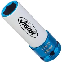 Vigor V2472 Ytter-sexkantig Kraft-hylsnyckelinsats 17 mm 1/2