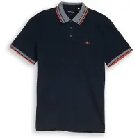 Tom Tailor T-shirt mörkblå / grå / röd