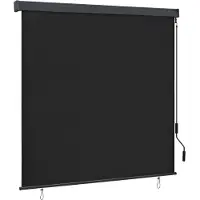 vidaXL Rullgardin utomhus 160x250 cm antracit