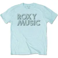 Ginza.se Roxy Music: Unisex T-Shirt/Disco Logo (Sky Blue) (XX-Large)