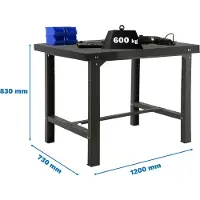 Simonwork (bancos De Trabajo) Bt6 Metallhylla 830x1200x730 Mm