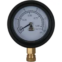 Ks Tools 150.2327 Manometer Ø 75,0 mm, 0 - 1 bar med 1/4 snabbkoppling