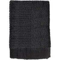 Zone Denmark Handduk - 100% bomull - Gästhandduk 50x70 cm - Denmark Classic - Svart