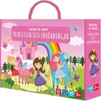 Pussel & saga. Prinsessor och enhörningar