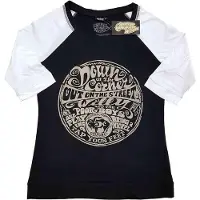 Ginza.se Creedence Clearwater Revival: Ladies Raglan T-Shirt/Down On The Corner (Black & White) (XX-Large)