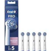Oral-B Pro Sensitive Clean 5-pack EB60X-5 - vit / Sensitive Clean borsthuvuden