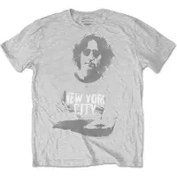 Ginza.se John Lennon: Unisex T-Shirt/New York City Tee (Grey) (Small)