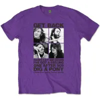 Ginza.se The Beatles: Unisex T-Shirt/3 Savile Row (Purple) (Large)