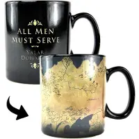 Half Moon Bay Game of Thrones MUGBGT05 värmeväxlingsmugg – Westeros kort svart 400 ml