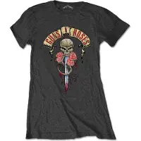 Ginza.se Guns N Roses: Guns N' Roses Ladies T-Shirt/Dripping Dagger (Charcoal Grey) (XX-Large)