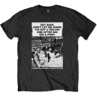 Ginza.se The Beatles: Unisex T-Shirt/Rooftop Songs (Black) (Medium)