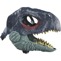 Jurassic World Mattel Dominion Dinosaur Mask, Therizinosaurus Rollspel & Kostymtillbehör med Öppnande Käft