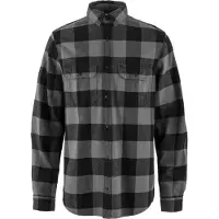 Fjällräven Men's Övik Heavy Flannel Shirt Black-grey