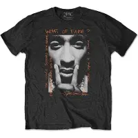 Ginza.se Tupac: Unisex T-Shirt/What Of Fame? (Black) (Medium)