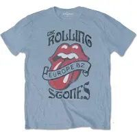 Ginza.se The Rolling Stones: Unisex T-Shirt/Europe '82 Tour (Stone Blue) (X-Large)