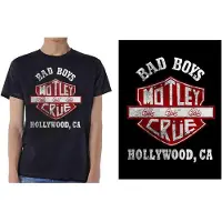 Ginza.se Mötley Crue: Unisex T-Shirt/Bad Boys Shield (Black) (XX-Large)