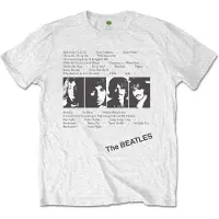 Ginza.se The Beatles: Unisex T-Shirt/White Album Tracks (White) (Back Print) (XX-Large)