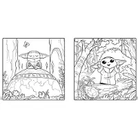 Star Wars The Mandalorian and Grogu: A Cute and Cosy Colouring Book