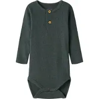 Name it Body l/ä - Rib - Noos - NbmKab - Urban Chic/Melange - - 62 - Body L/Ä