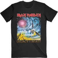 Ginza.se Iron Maiden: Unisex T-Shirt/The Flight of Icarus (Black) (Back Print) (X-Large)