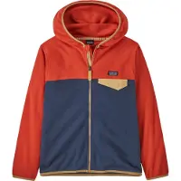 Patagonia Kids' Micro D Snap-T Jacket New Navy W/Madder Red
