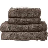 Zone Denmark handduksset 4 st Classic Taupe 28640
