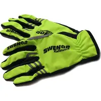 Swenor Unisex Rollerski Gloves Narrow Yellow/Black