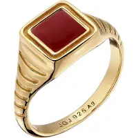 Elli Ring guld / röd