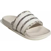 Adidas Pantolette 'ADILETTE COMFORT 2.0' mörkbrun / vit