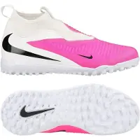 Nike Phantom 6 Academy High Cut Tf Breakout - Vit/svart/rosa Barn - Turf (Tf), storlek 36