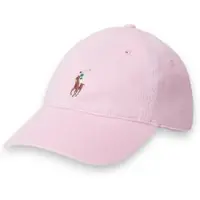 Ralph Lauren för kvinnor. 211954881503 Keps i bomullstwill med rosa häst (OSFA), Casual