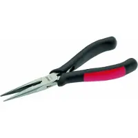 Cimco 10 0814, Nåltänger, Stål, Svart, Röd, 15 cm