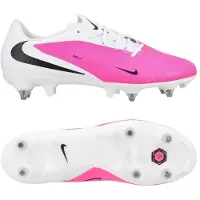 Nike Phantom 6 Academy Low Cut Sg-pro Breakout - Rosa/vit/svart - Soft Ground (Sg), storlek 43