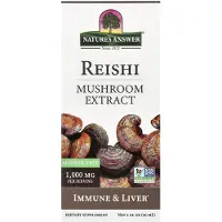 Natures Answer , Reishi Svampextrakt, Alkoholfri, 1 fl oz (30 ml)