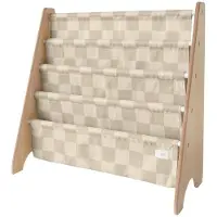 3 Sprouts bokhylla, Checkerboard beige