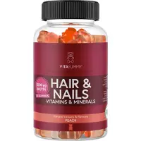 VitaYummy Hair & Nails Peach 60 pieces