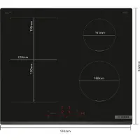 Bosch Serie 6 Pvs631hc1e Induktionshäll 59.2 Cm 4 Brännare