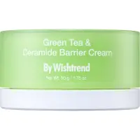 By Wishtrend Grönt Te & Keramid Barriärkräm 50g | Djupt Återfuktande & Lugnande Fuktkräm för Känslig Hud