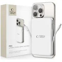 Tech-Protect PB31 LifeMag Magnetisk trådlös Power Bank - 15W - Vit