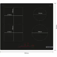 Bosch Pvs61rhb1e Induktionshäll 60 Cm 4 Brännare
