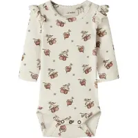 Lil´ Atelier Lil' Atelier Body l/ä - NbfGayo - Turtledove/Apple - - 1½ år (86) - Body L/Ä
