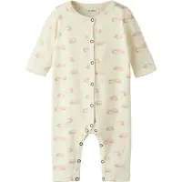 Lil´ Atelier Lil' Atelier Pyjamasdräkt - NbfGio - Turtledove/Cloud - - 74 - Pyjamasdräkt