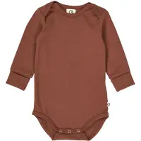 Müsli Body l/ä - Cozy Mig - Rot - - 74 - Body L/Ä