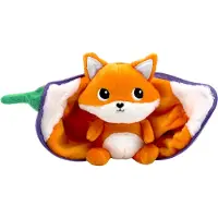 Flipetz Gosedjur - Räven Russet och fikonen - 22 cm - Lila/Orang - - One Size - Gosedjur