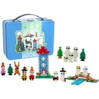 Plus plus - Resväska - 500 st. - MOOMIN Dal - - One Size - Klossar