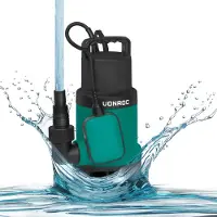 Vonroc Dränkbar pump 900W – 16000 L/h | Smutsigt och rent vatten
