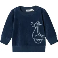 Name it Sweatshirt - Manchester - NbmNando - Insignia Blue m. Tr - - 68 - Sweatshirt
